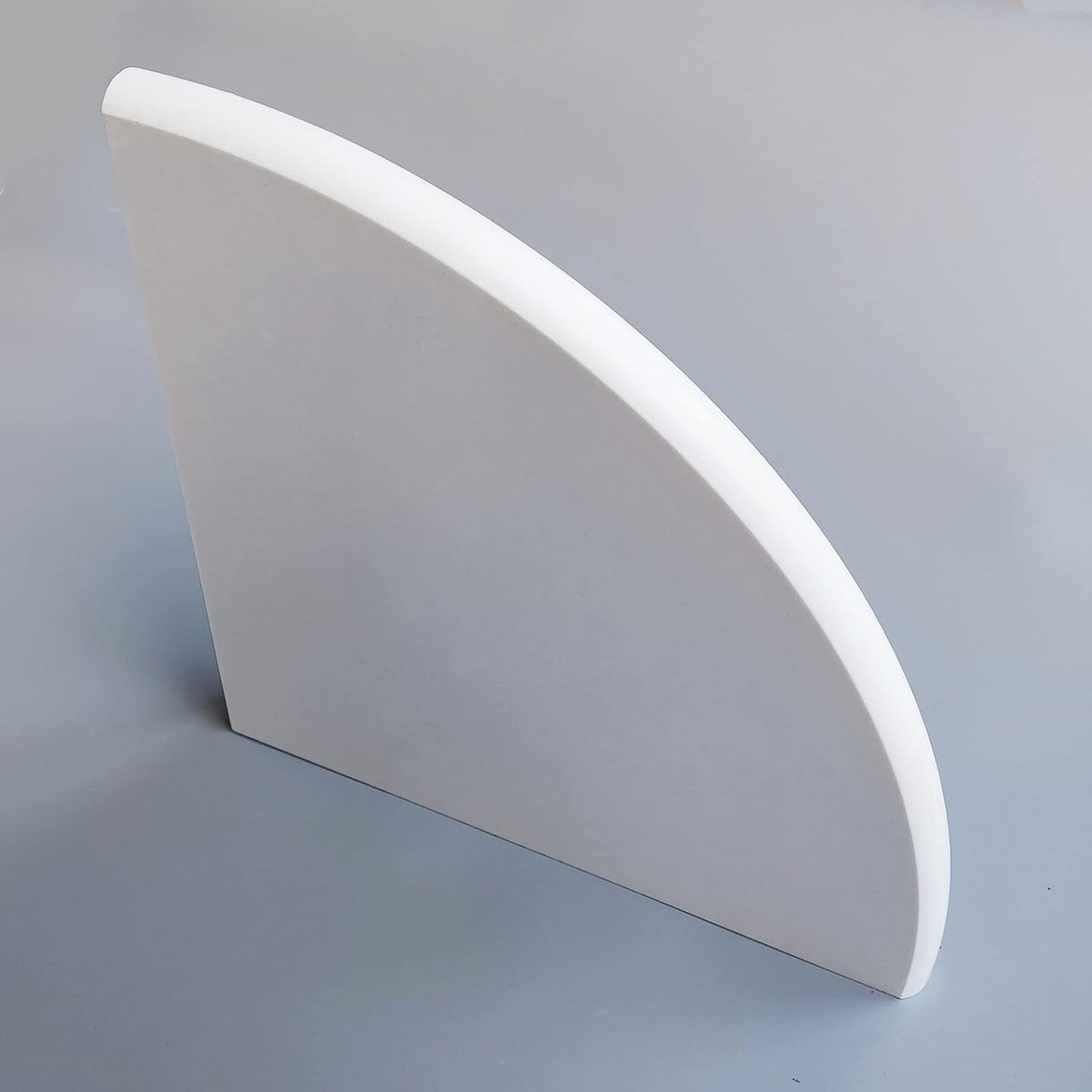 2 Pcs White Marble Corner Shower Shelf for Bathroom, 9'' x 9'' x 0.8'' Marble Corner Shelves for Bathroom Wall Mounted Both Side Polished