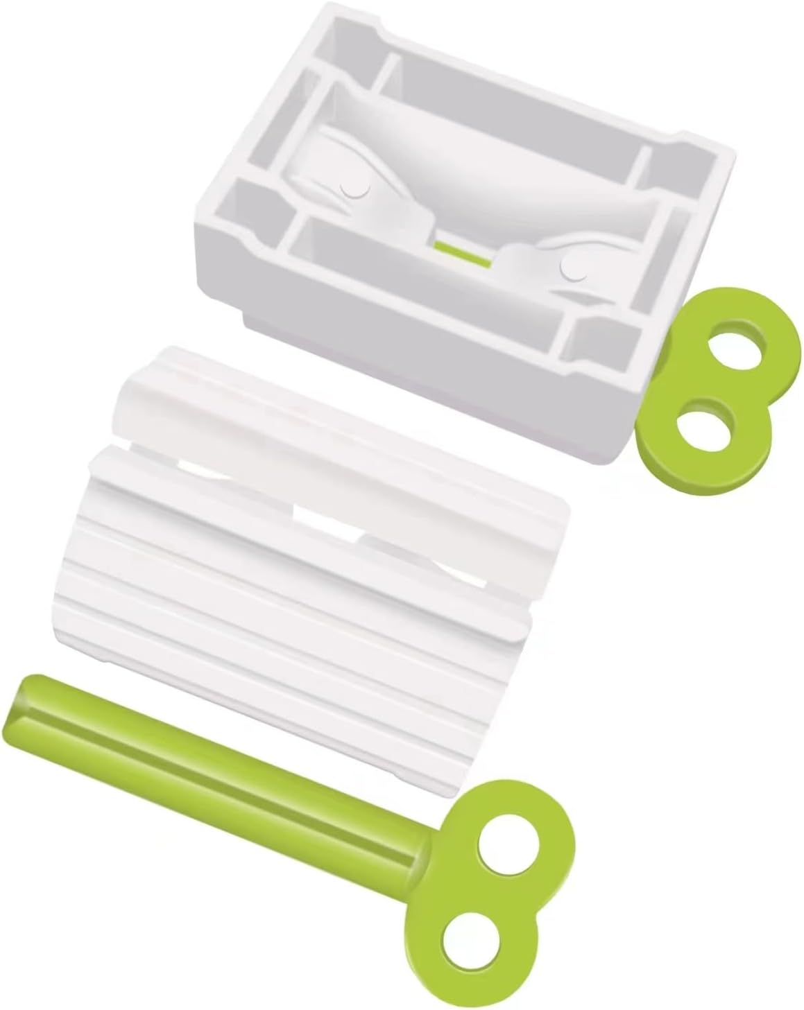 6 Pack Toothpaste Squeezer, Toothpaste Squeezer Rollers .Toothpaste Tube Squeezers Clip Holder Stand Winder