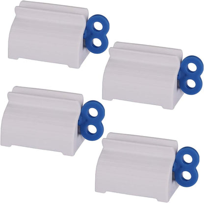 Toothpaste Tube Squeezers Toothpaste Roller - Manual Toothpaste Tube Roller Squeezer Tool, Toothbrush Squeezers, Toothpaste Clip Holder Stand Winder(Multi-Colored)