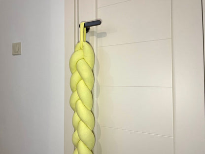 Braided Pillow Draft Stopper Noise Barrier Plush Protector Home Decor Kids Room Noise Excluder