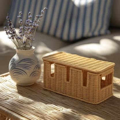 Mothers Day Gift Cable Management Box,Surge Protector Cord Organizer,Wire Hider Box, Cable Tidy Box, Modern Home Decor, Housewarming Gift