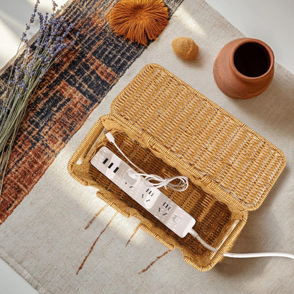 Mothers Day Gift Cable Management Box,Surge Protector Cord Organizer,Wire Hider Box, Cable Tidy Box, Modern Home Decor, Housewarming Gift