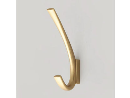 Modern Double Wall Hook For Hanging Robes, Towels, Lights Minimalist Wall Hanger For Bathrooms, Hallways, Bedroom Corrosion Resistant