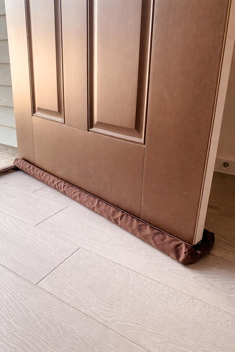 Under Door Draft Stopper Cover – Double Sided Door Draft Blocker with Zipper – Cold Air & Noise Seal – Fits 36” Doors